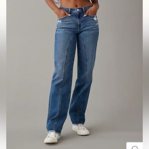 AE Low Rise Straight leg baggy Jeans